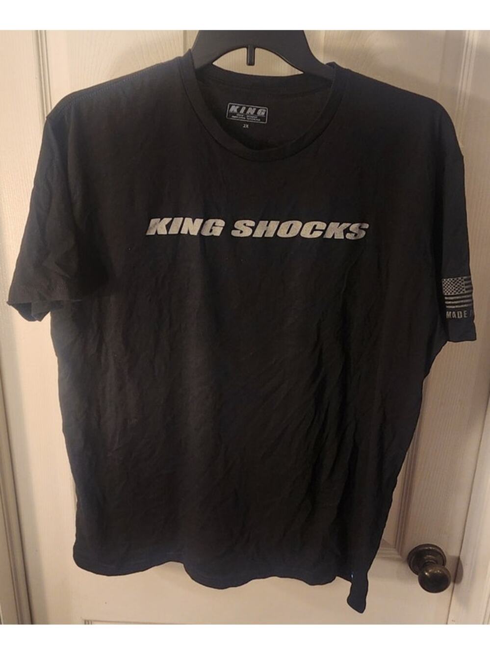 KING Off‑Road Racing Shocks T‑Shirt Black 2XL Made in USA
